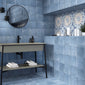 Cut Sample: Darling Indigo Porcelain Square Tile - welovecouk