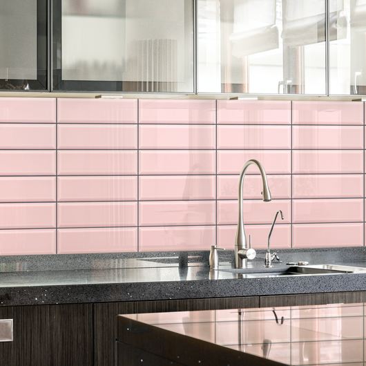  Coco Pink Gloss Rectangle Ceramic Tiles