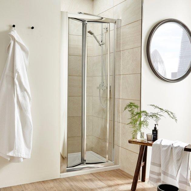 ShowerWorX Doccia 1000mm Bi-Fold Shower Door - 4mm Glass