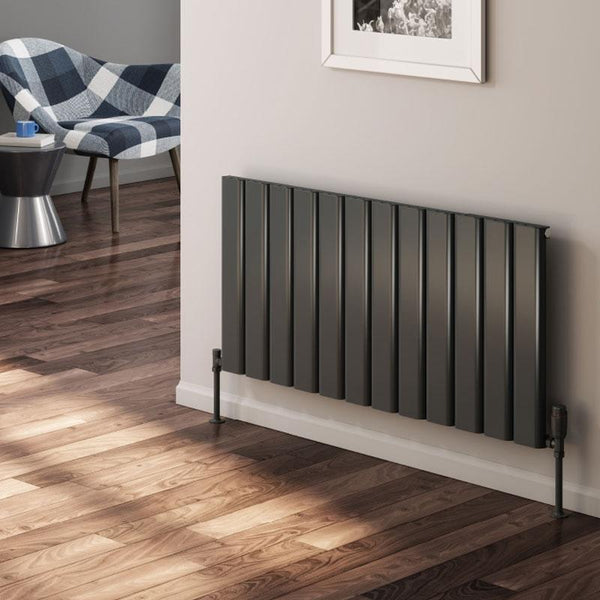 Reina Vicari Double Horizontal Aluminium Radiator 600 x 1200 ...