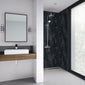 Wetwall Statuario Black Shower Panel - 2420 x 590mm - Tongue & Grooved
