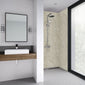 Wetwall Statuario Grey Shower Panel - 2420 x 590mm - Tongue & Grooved