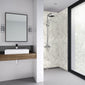 Wetwall Statuario White Shower Panel - 2420 x 1200mm - Clean Cut