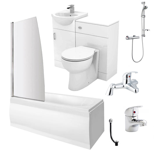  Mayford 1600 Complete Vanity Shower Bathroom Suite