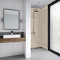 Wetwall Travertine Shower Panel - 2420 x 1200mm - Clean Cut
