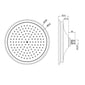 Burlington 9 Inch AirBurst Shower head