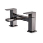 Nuie Windon Deck Mounted Bath Filler - Brushed Gun Metal