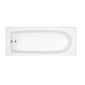 Wallgate 1700 x 700mm Single Ended Acrylic Bath & Square Bath Screen