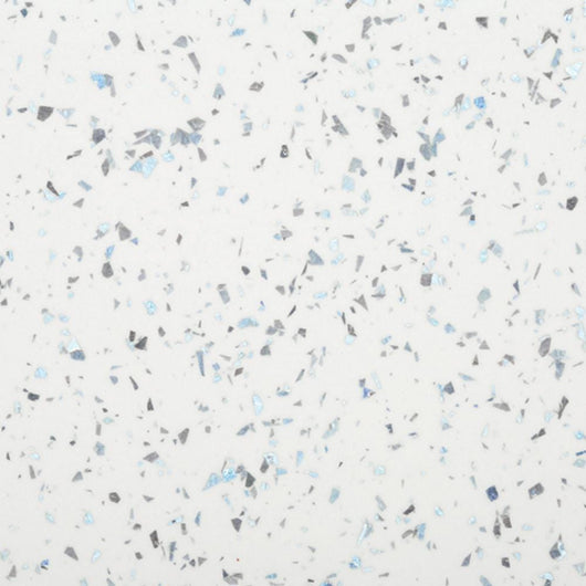 Showerwall Straight Edge 1200mm x 2440mm Panel - White Galaxy - welovecouk
