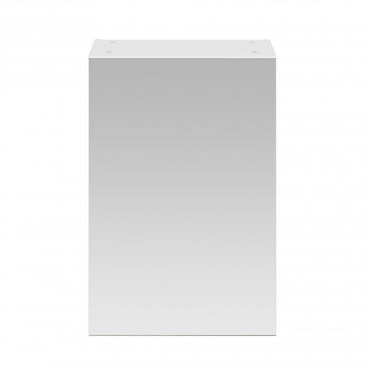  Mantello 450mm Single Door Mirrored Bathroom Cabinet - White