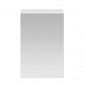 Mantello 450mm Single Door Mirrored Bathroom Cabinet - White