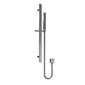 Nuie Windon Thermostatic Concealed shower Valve with Fixed Shower Head , Arm & Slide Rail Kit - Brushed Pewter