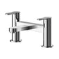 Nuie Arvan  Deck Mounted Bath Filler - Chrome - welovecouk