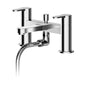 Nuie Arvan  Deck Mounted Bath Shower Mixer With Kit - Chrome - welovecouk