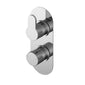 Nuie Arvan Thermostatic Concealed shower Valve with Slide Rail Kit - Chrome