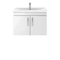 Nuie Athena 800mm Wall Hung Cabinet With Basin 3 - Gloss White - welovecouk