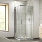 ShowerWorX Atlantic 800 x 800mm Corner Entry Shower Enclosure - 6mm Glass