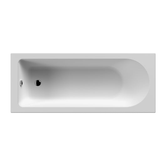  Hudson Reed Barmby Eternalite Round Single Ended Bath 1700 x 750mm - White