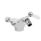 Hudson Reed White Topaz With Lever Bidet Tap - Chrome - BC306HL - welovecouk