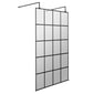 Hudson Reed 1100mm Frame Screen with Arms and Feet - Matt Black