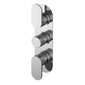 Nuie Binsey  Triple Thermostatic Valve With Diverter - Chrome