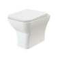 Mayford 500mm Toilet and Basin Combination Unit - White with Black Flush