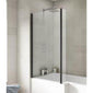 Serene L-Shaped Matt Black Complete Bathroom Suite