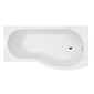 Nuie  1700mm Right Hand B-Shaped Bath - White
