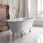 Burlington Windsor Roll Top Bath With Luxury Feet - 1500 X 750mm