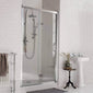 Burlington Traditional Sliding 1400 x 900mm Soft Close Shower Enclosure - 8mm Glass