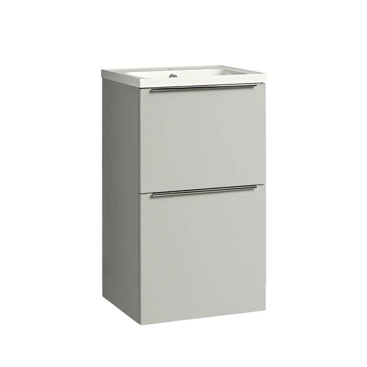  Tavistock Cadence 500mm Vanity Unit & Basin - Light Grey Gloss