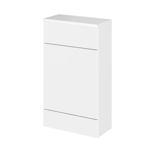  Hudson Reed Fusion 500mm Compact WC Unit & Co-ordinating Top - Gloss White