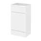 Hudson Reed Fusion 500mm WC Unit & Polymarble Top - Gloss White