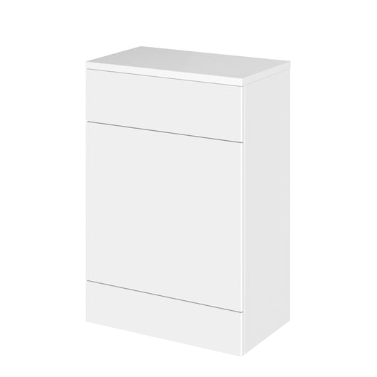  Hudson Reed Fusion 600mm WC Unit & Co-ordinating Top - Gloss White