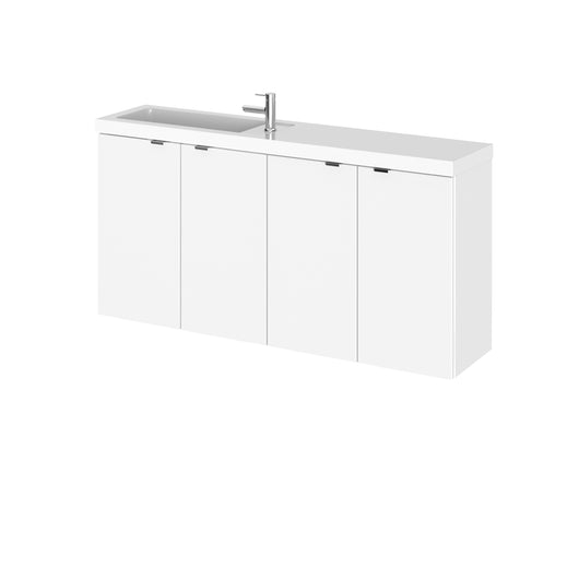  Hudson Reed Fusion 1000mm Combination Vanity Compact - Gloss White