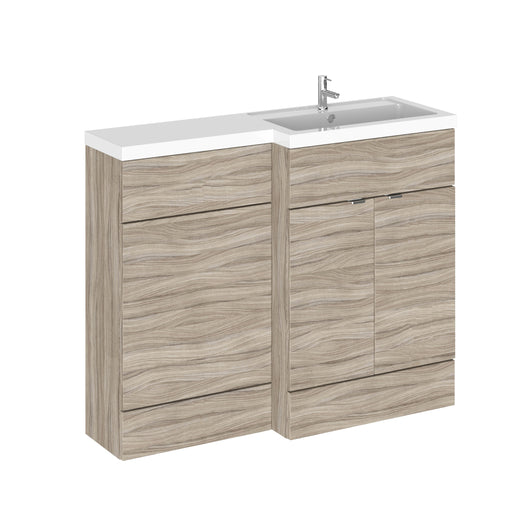  Hudson Reed Fusion 1100mm Right Hand Combination - Driftwood