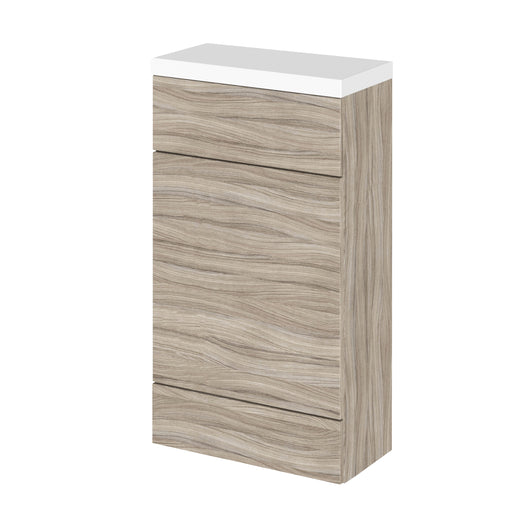  Hudson Reed Fusion 500mm Compact WC Unit & Top - Driftwood