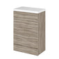 Hudson Reed Fusion 600mm WC Unit & Top - Driftwood