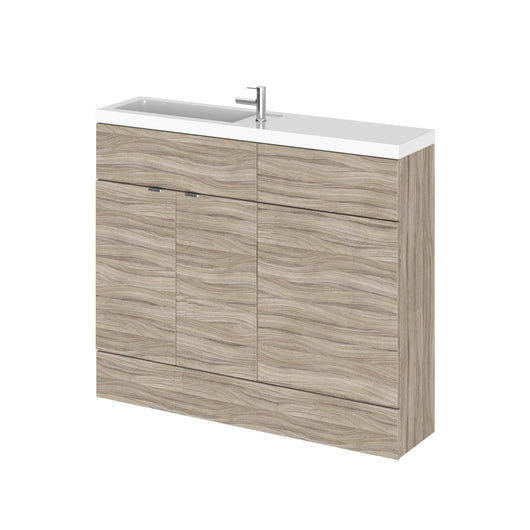  Hudson Reed Fusion 1000mm Combination Vanity & WC Compact - Driftwood