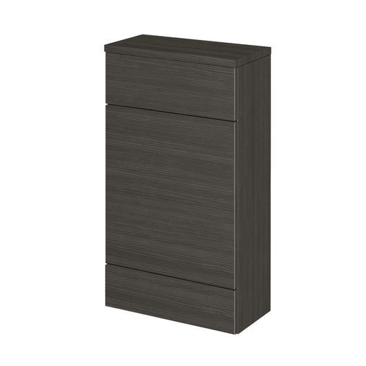  Hudson Reed Fusion 500mm Compact WC Unit & Co-ordinating Top - Charcoal Black