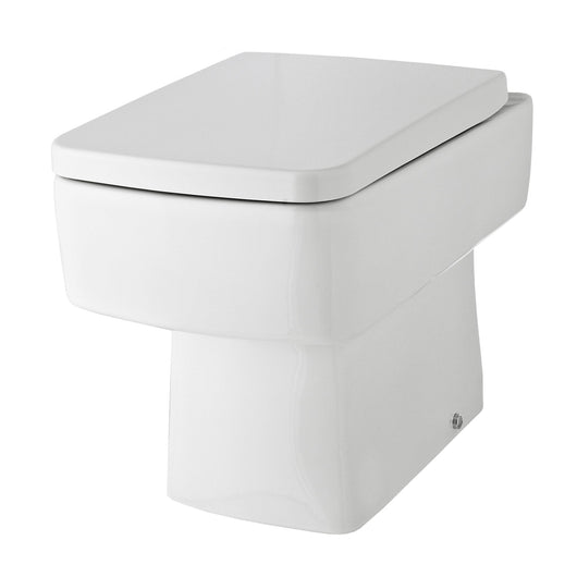  Hudson Reed Back to Wall Pan & Seat - White - CBL006