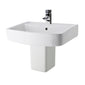 Bliss Close Coupled Toilet & 520mm Semi Pedestal Basin