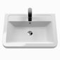 Nuie Parade 800mm Wall Hung 2-Drawer Basin & Cabinet - Satin Anthracite - welovecouk