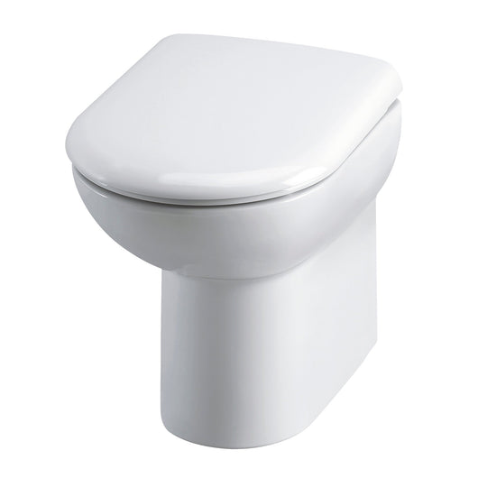  Hudson Reed Comfort Height Back to Wall Pan & Seat - White