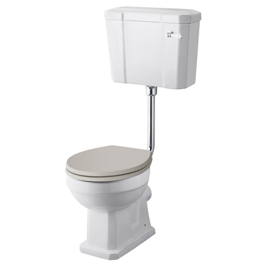  Hudson Reed Richmond Comfort Height Low Level WC & Flush Pipe - White