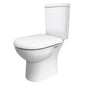 Provost Semi Flush to Wall Close Coupled Toilet & 520mm Semi Pedestal Basin