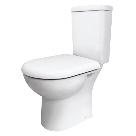  Nuie Provost Semi Flush to Wall WC - White - welovecouk