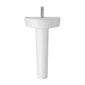 Hudson Reed Luna 520mm Basin & Pedestal - White - welovecouk