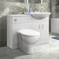 Crystalline 1500 P Shaped Vanity Bathroom Suite - welovecouk