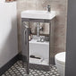 Tavistock Compass Cloakroom Vanity Unit & Basin - Gloss Clay